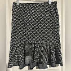 Max studio flare skirt ruffled